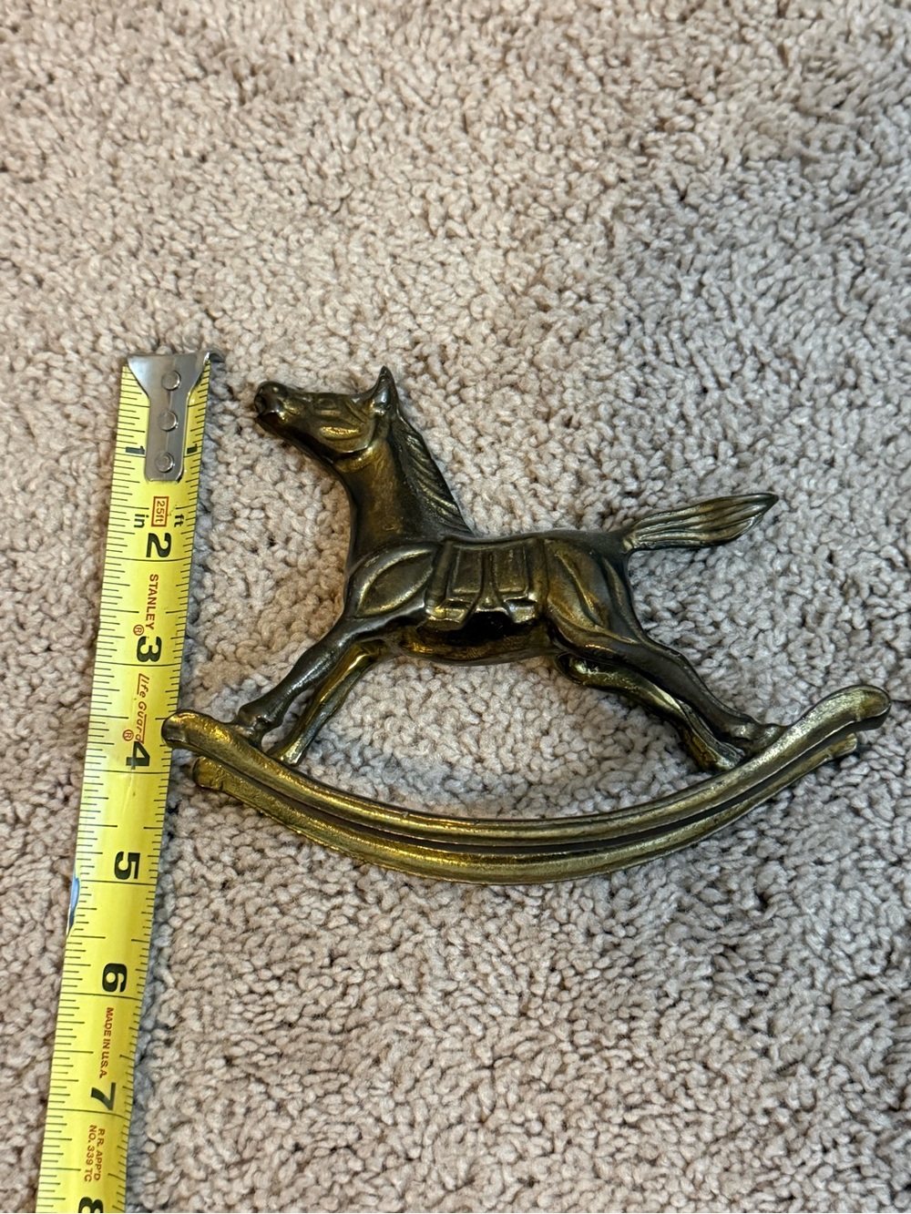 Brass Rocking Horse - Picture 2 of 3